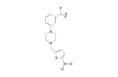1-[(5-Nitro-2-thienyl)methyl]-4-[3-(trifluoromethyl)phenyl]piperazine