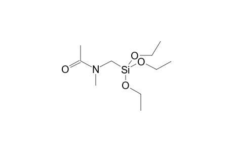 (E)-N-(TRIETHOXYSILYLMETHYL)-N-METHYLACETAMIDE