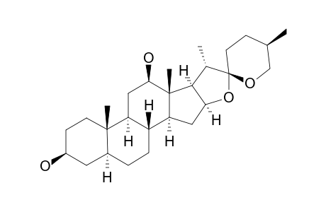 Rockogenin;(25R)-5-alpha-spirostan-3-beta,12-beta-diol