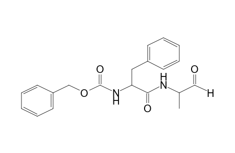 1-Propanal, (2S)-2-[N-(benzyloxycarbonyl-(S)-phenylalanyl)amino]-