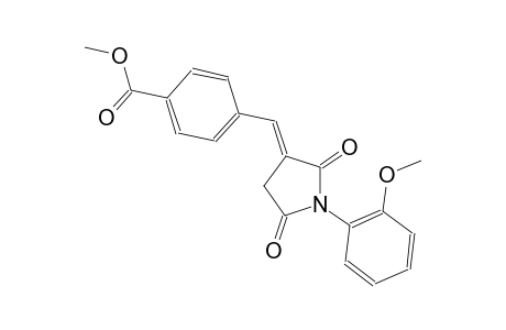 benzoic acid, 4-[(E)-[1-(2-methoxyphenyl)-2,5-dioxo-3-pyrrolidinylidene]methyl]-, methyl ester