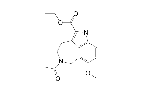 5-Acetyl-7-methoxy-3,4,5,6-tetrahydro-1H-azepino[5,4,3-cd]indole-2-carboxylic acid ethyl ester