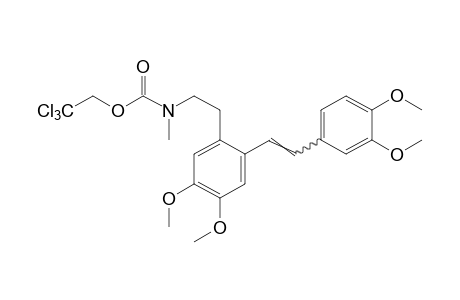 [4,5-dimethoxy-2-(3,4-dimethoxystyryl)phenethyl]methylcarbamic acid 2,2,2-trichloroethyl ester