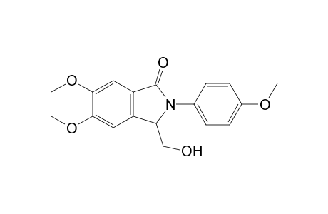 3-(hydroxymethyl)-5,6-dimethoxy-2-(4-methoxyphenyl)-3H-isoindol-1-one