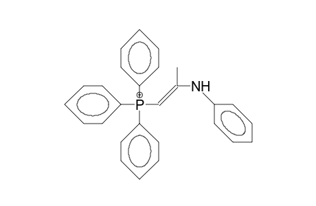 Triphenyl-(2-trans-anilino-propenyl)-phosphonium cation