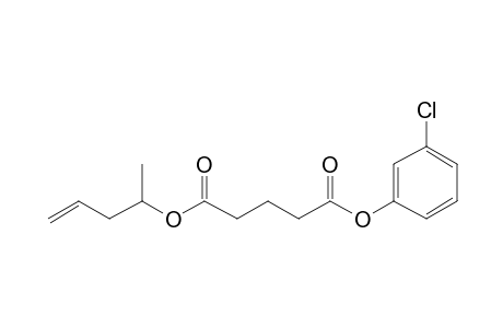 Glutaric acid, 3-chlorophenyl pent-4-en-2-yl ester