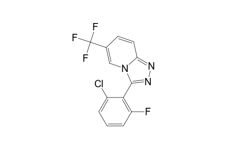 3-(2-Chloranyl-6-fluoranyl-phenyl)-6-(trifluoromethyl)-[1,2,4]triazolo[4,3-a]pyridine