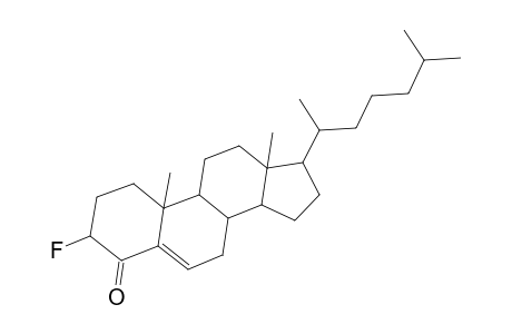 Cholest-5-en-4-one, 3.beta.-fluoro-