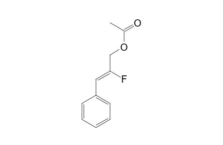 (2Z)-2-fluoro-3-phenyl-2-propenyl acetate