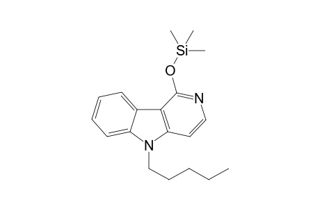 5-Pentyl-1-trimethylsiloxy-gamma-carboline