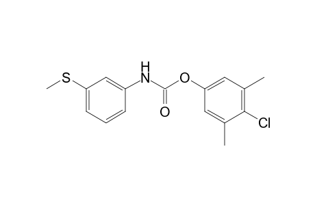 (3-Methylsulfanylphenyl)carbamic acid, 4-chloro-3,5-dimethylphenyl ester