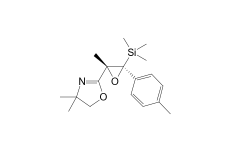 (R*,R*)-1,2-Epoxy-1-trimethylsilyl-2-(4,4-dimethyl-2-oxazolin-2-yl)-1-p-tolylpropane