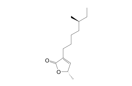 (5S,S)-5-METHYL-3-(5-METHYLHEPTYL)-FURAN-2-(5H)-ONE