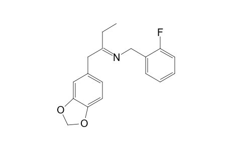 N-(2-Fluorobenzyl)-1-(3,4-methylenedioxyphenyl)butan-2-imine