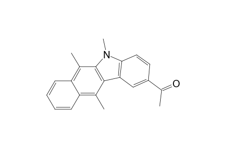 1-(5,6,11-trimethyl-2-benzo[b]carbazolyl)ethanone