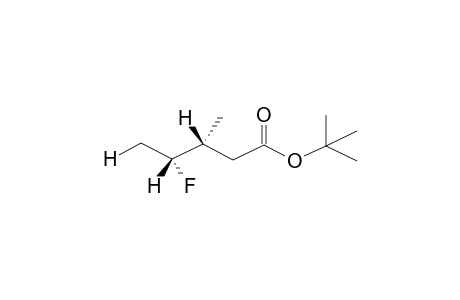 (THREO)-TERT-BUTYL 3-METHYL-4-FLUOROPENTANOATE