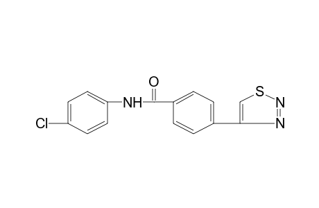 4'-chloro-4-(1,2,3-thiadiazol-4-yl)benzanilide