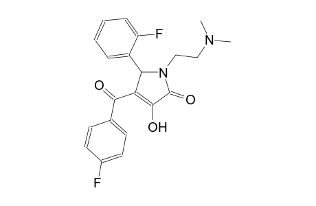 1-[2-(dimethylamino)ethyl]-4-(4-fluorobenzoyl)-5-(2-fluorophenyl)-3-hydroxy-1,5-dihydro-2H-pyrrol-2-one