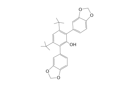 3,5-DI-tert-BUTYL-2-6-BIS-(3',4'-METHYLENE-DIOXYPHENYL)-PHENOL