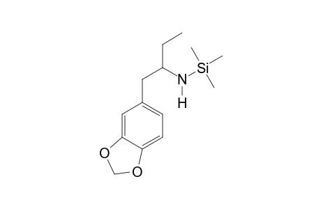1-(3,4-Methylenedioxyphenyl)butan-2-amine TMS