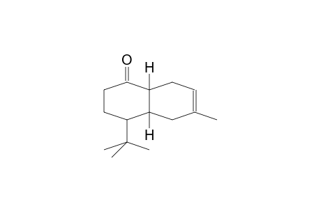 1(2H)-NAPHTHALENONE, 4-(1,1-DIMETHYLETHYL)-3,4,4A,5,8,8A-HEXAHYDRO-6-M