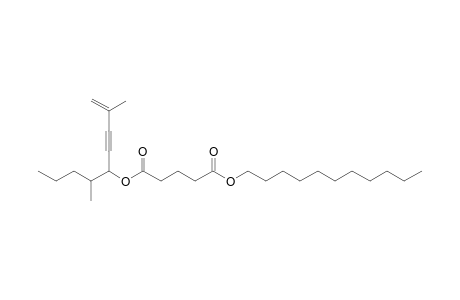 Glutaric acid, 2,6-dimethylnon-1-en-3-yn-5-yl undecyl ester