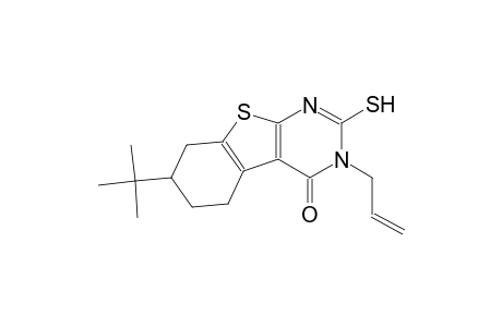 3-allyl-7-tert-butyl-2-sulfanyl-5,6,7,8-tetrahydro[1]benzothieno[2,3-d]pyrimidin-4(3H)-one