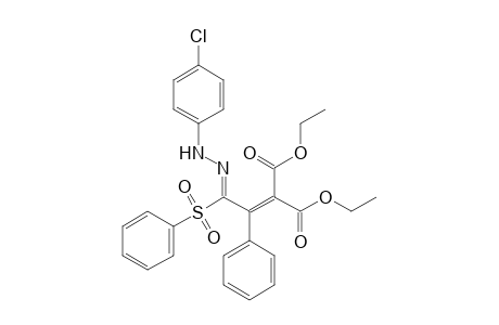 Diethyl 3-(p-chlorophenylhydrazono)-2-phenyl-3-(phenylsulfonyl)propene-1,1-dicarboxylate