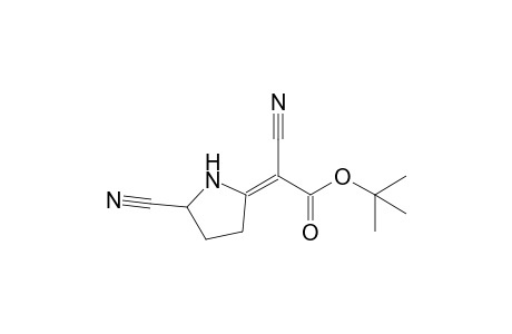 Cyano-(5-cyanopyrrolidin-2-ylidene)acetic acid, t-butyl ester