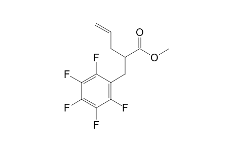 Methyl 2-[(pentafluorophenyl)methyl]-4-pentenoate