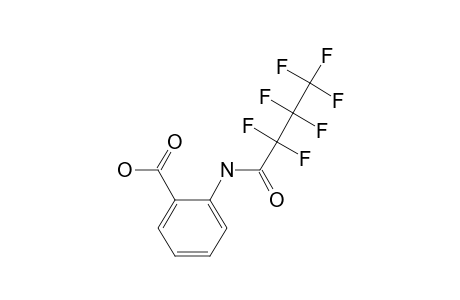 Benzoic acid, 2-(heptafluorobutyrylamino)-