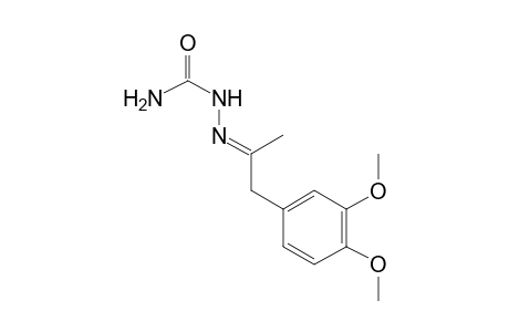 1-(3,4-dimethoxyphenyl)-2-propanone, semicarbazone