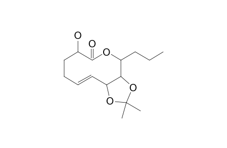 (E/Z)-8,9-(Isopropylidenedioxy)-3-hydroxy-10-propyl-1-oxacyclodec-6(E)-en-2-one