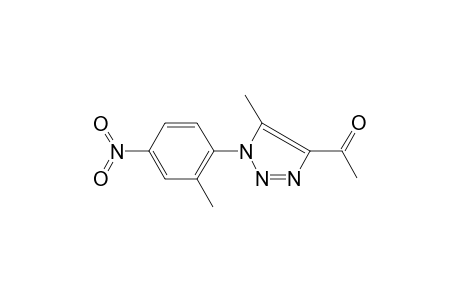 1-[5-methyl-1-(2-methyl-4-nitrophenyl)-1H-1,2,3-triazol-4-yl]ethanone