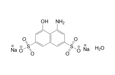4-amino-5-hydroxy-2,7-naphthalenedisulfonic acid, disodium salt, hydrate