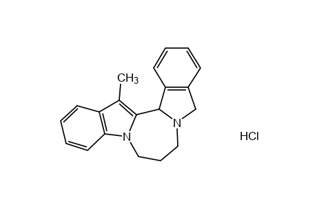 15-METHYL-5,7,8,9-TETRAHYDROISOINDOLO[2',1':1,2][1,4]DIAZEPINO[3,4-a]INDOLE, MONOHYDROCHLORIDE