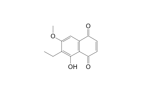 6-ethyl-5-hydroxy-7-methoxy-1,4-naphthoquinone