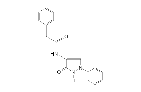 N-(5-oxo-2-phenyl-3-pyrazolin-4-yl)-2-phenylacetamide