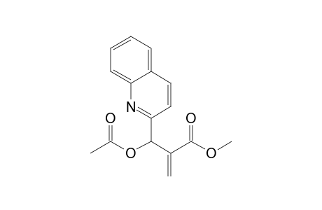 Methyl 3-acetoxy-2-methylene-3-(2-quinolyl)propionate