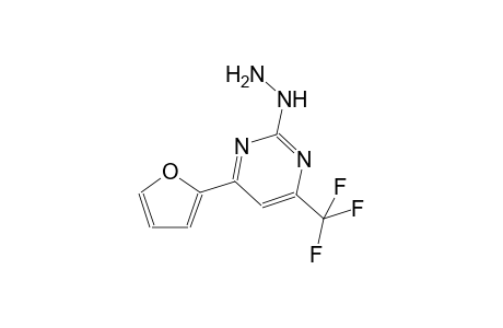 pyrimidine, 4-(2-furanyl)-2-hydrazino-6-(trifluoromethyl)-