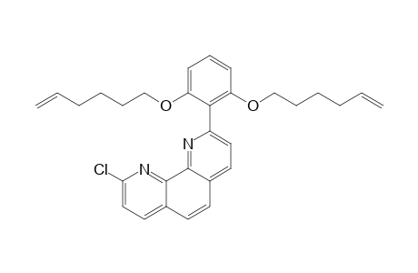 2-[2,6-bis(hex-5-enoxy)phenyl]-9-chloranyl-1,10-phenanthroline