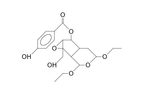 4-HYDROXYBENZOIC-ACID-2,4-DIETHOXY-OCTAHYDRO-1A-(HYDROXYMETHYL)-OXIRENO-[4,5]-CYCLOPENTA-[1,2-C]-PYRAN-6-YL-ESTER;SPECIONIN