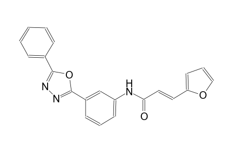 (2E)-3-(2-furyl)-N-[3-(5-phenyl-1,3,4-oxadiazol-2-yl)phenyl]-2-propenamide