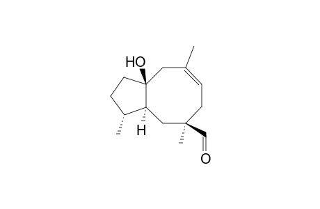 1H-Cyclopentacyclooctene-5-carboxaldehyde, 2,3,3a,4,5,6,9,9a-octahydro-9a-hydroxy-3,5,8-trimethyl-, (3.alpha.,3a.alpha.,5.beta.,9a.beta.)-(.+-.)-