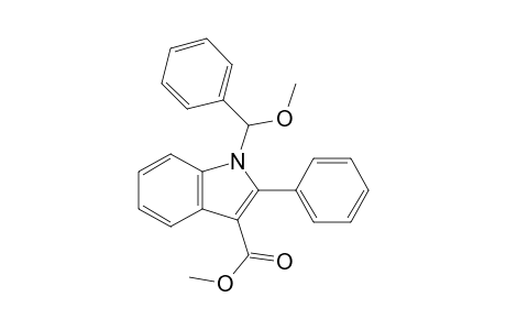 1-(Methoxyphenylmethyl)-2-phenylindole-3-carboxylic acid methyl ester