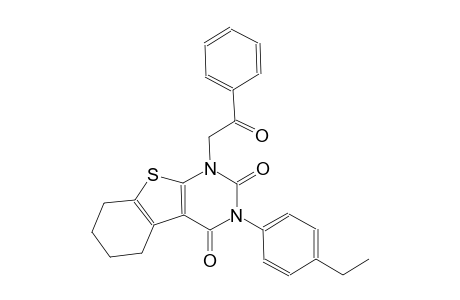 3-(4-ethylphenyl)-1-(2-oxo-2-phenylethyl)-5,6,7,8-tetrahydro[1]benzothieno[2,3-d]pyrimidine-2,4(1H,3H)-dione