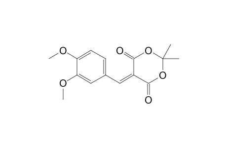 5-(3,4-Dimethoxyphenylmethylidene)-2,2-dimethyl-1,3-dioxan-4,6-dione