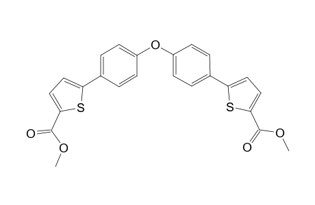 5-[4-[4-(5-Carbomethoxy-2-thienyl)phenoxy]phenyl]thiophene-2-carboxylic acid methyl ester