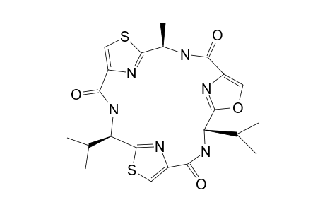 BISTRATAMIDE-C;CYCLO-L-ALA-TZL-L-VAL-TZL-L-VAL-OZL