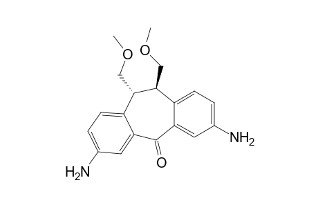 5H-Dibenzo[a,d]cyclohepten-5-one, 3,7-diamino-10,11-dihydro-10,11-bis(methoxymethyl)-, (10R-trans)-